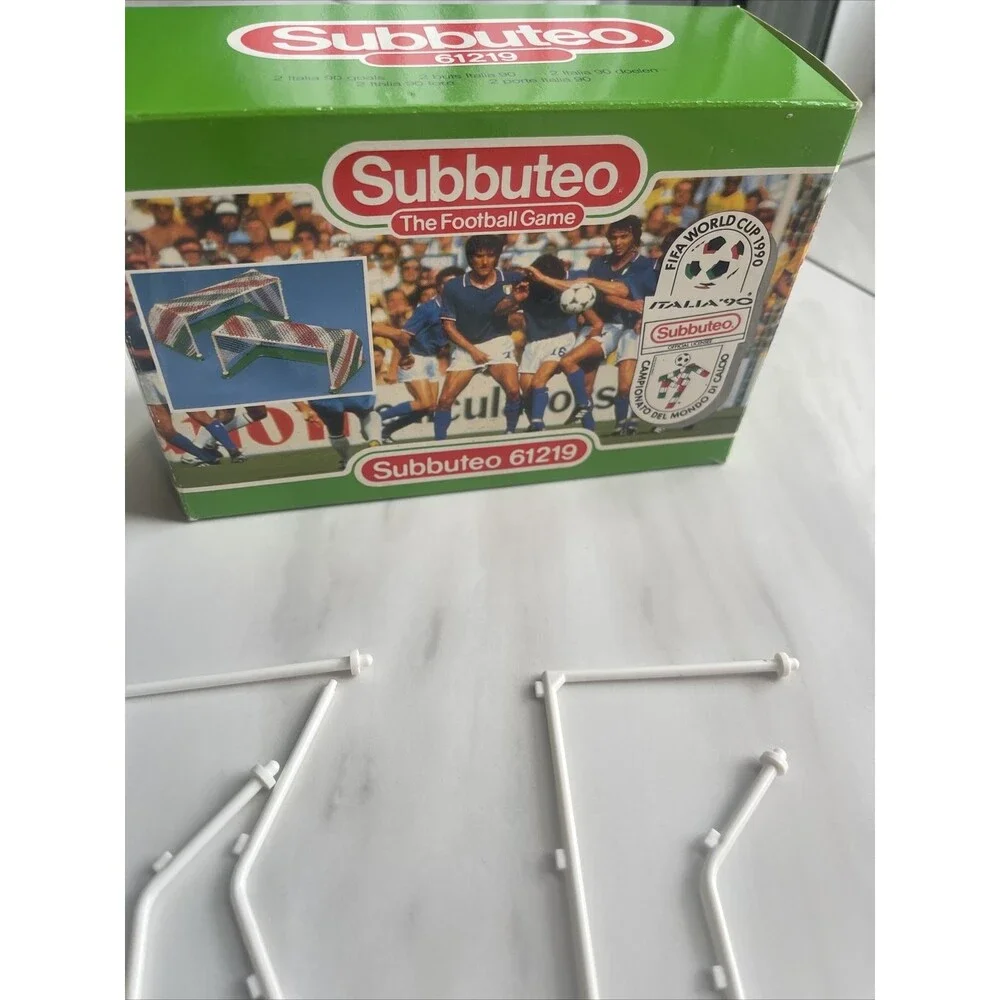 Subbuteo 61219 Italia 90 Goals Nets Boxed - INCOMPLETE